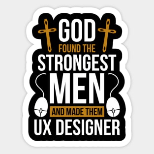 Religious Christian Ux er And Ui Ux ing Sticker